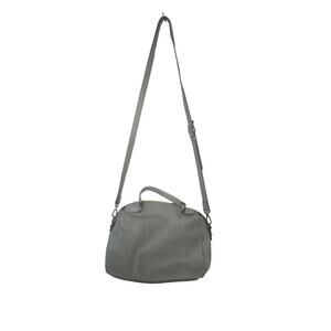 Minimalist Light Gray Satchel Crossbody Bag A New Day Faux Leather